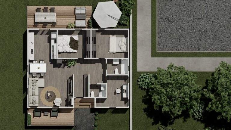 Casa Athena, randare 3